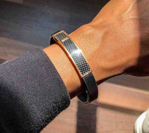 Carbon fibre bracelet 