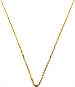 Flat Curb Chain - Gold - 3mm - Lambence 