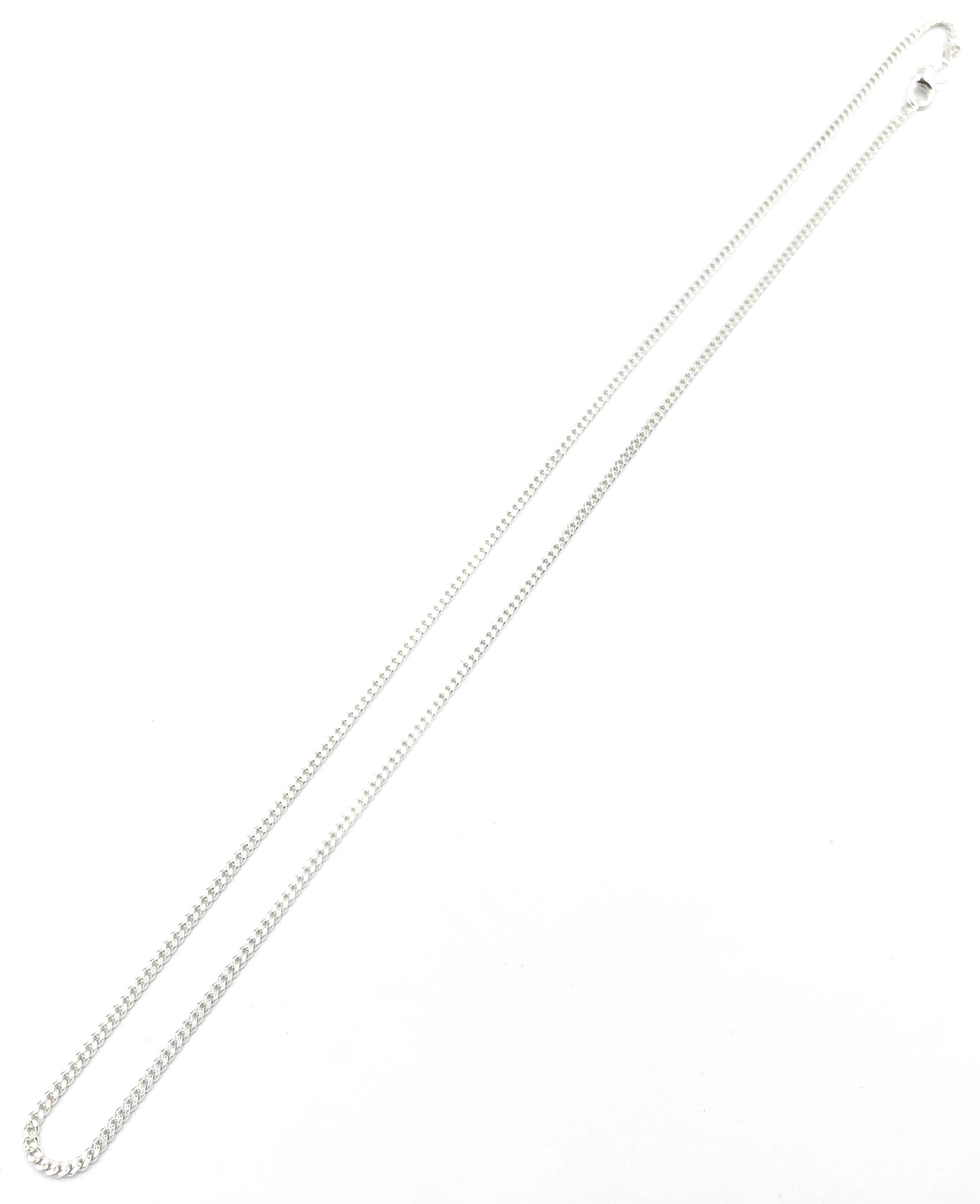 Curb Chain - Sterling Silver - 2mm - Lambence 