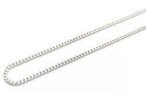 Curb Chain - Sterling Silver - 2mm - Lambence 