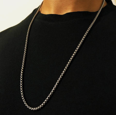 Box chain simple - 4mm - Lambence 