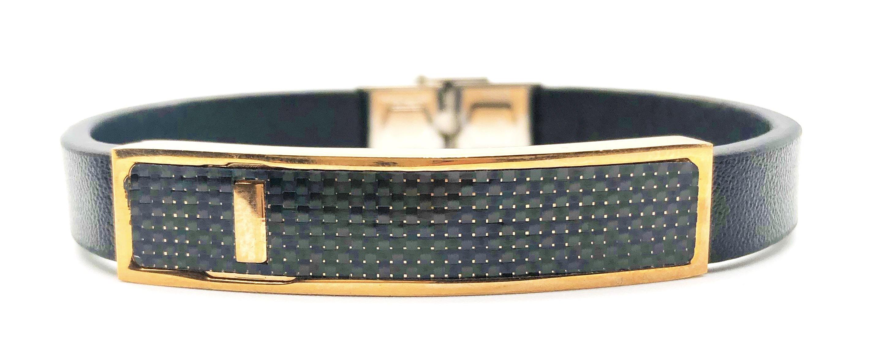 Carbon Fibre ID Bracelet - Lambence 