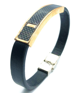 Carbon Fibre ID Bracelet - Lambence 