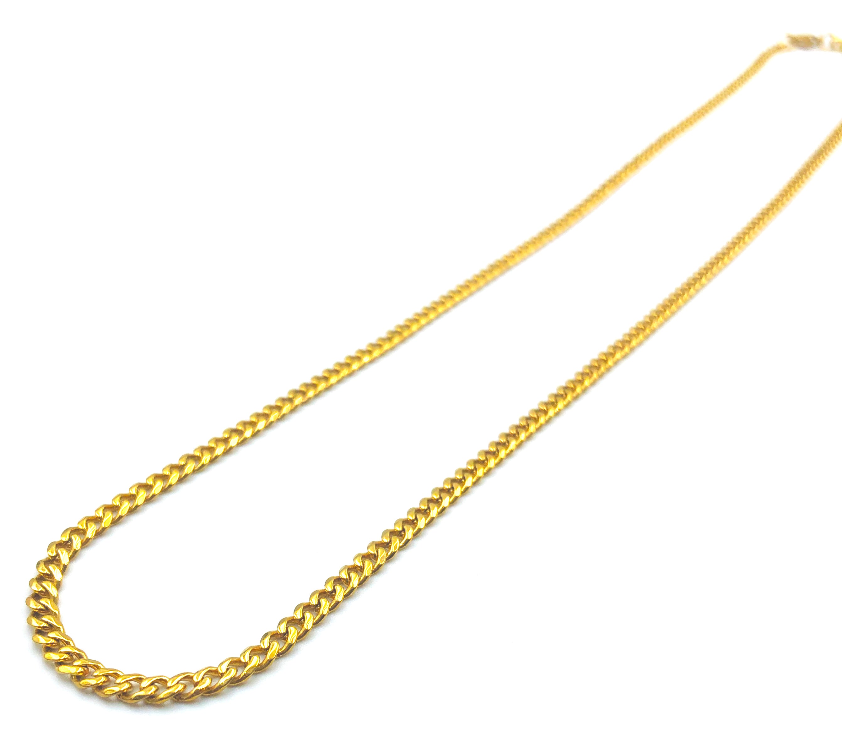 Rounded Curb Chain - Gold - 3mm