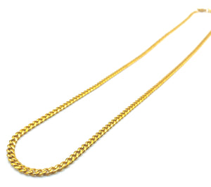 Rounded Curb Chain - Gold - 3mm
