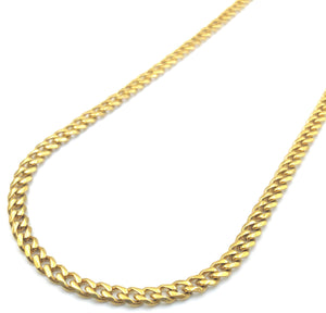 Rounded Curb Chain - Gold - 3mm
