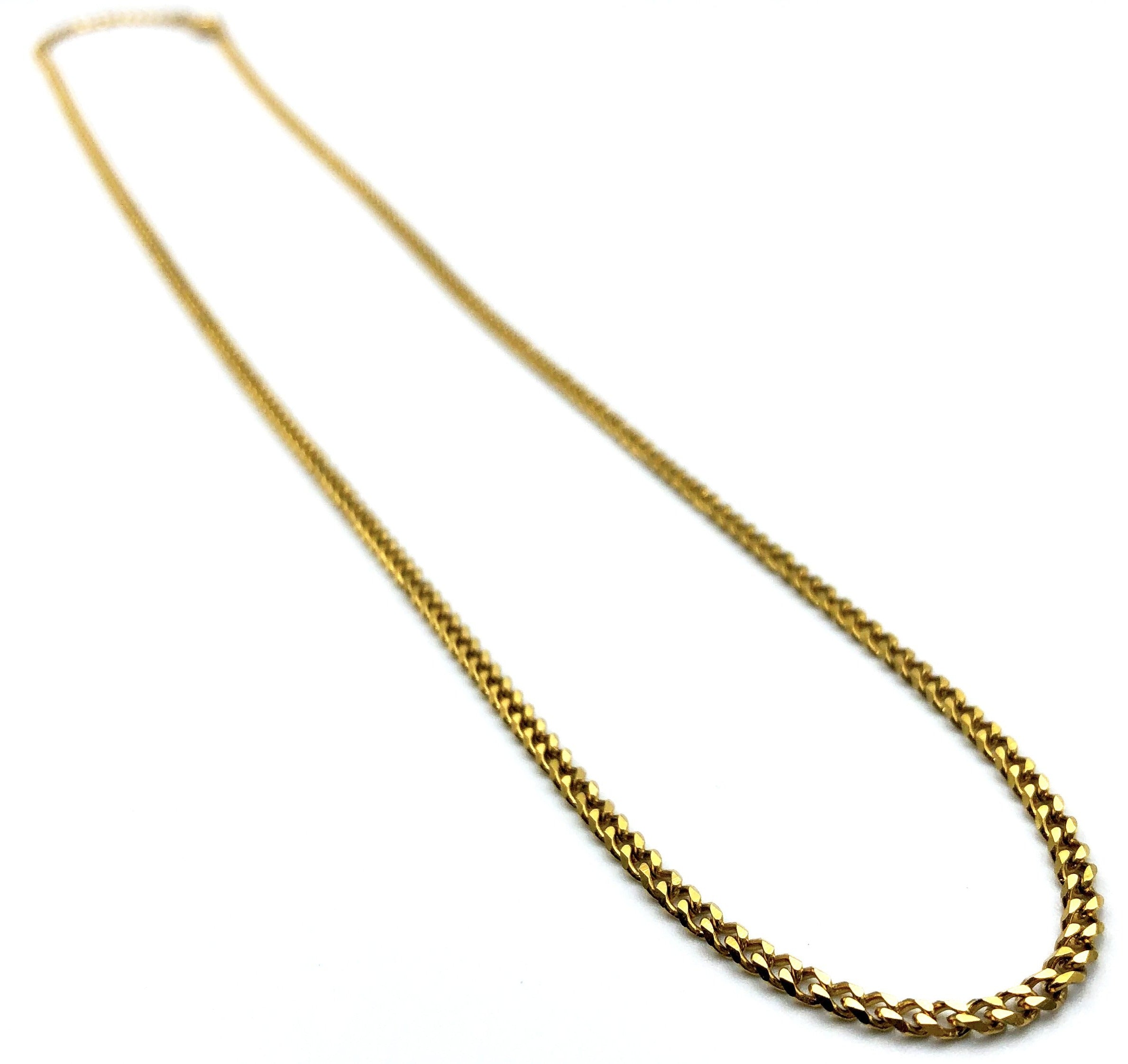 Square Curb Chain - Gold - 3mm
