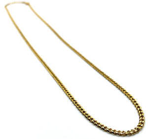Square Curb Chain - Gold - 3mm
